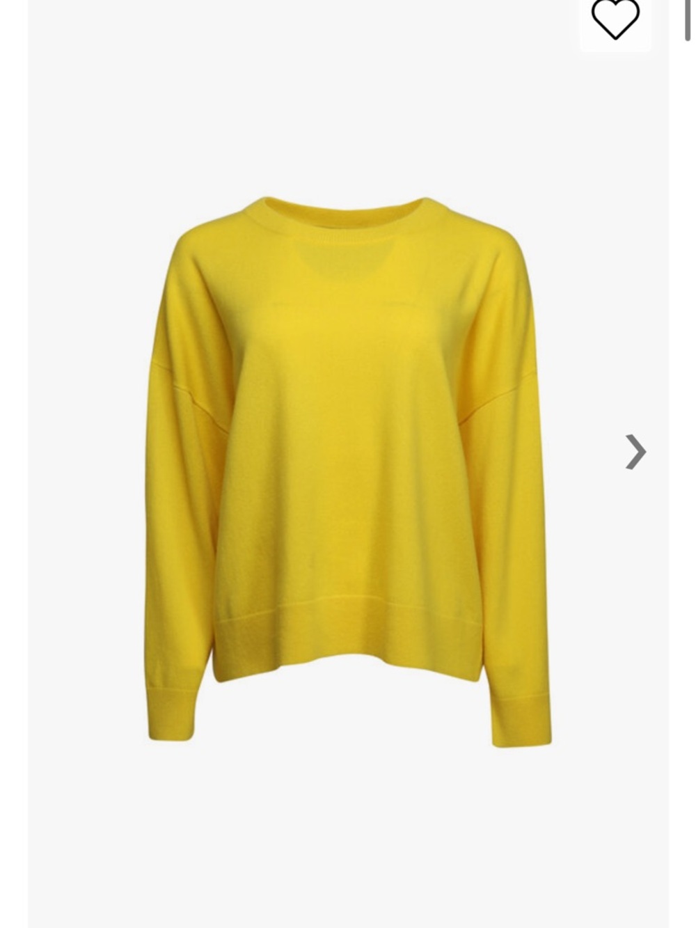 Jenni Kayne Sunny Yellow 100% cashmere Crewneck Sweater - Picture 2 of 9